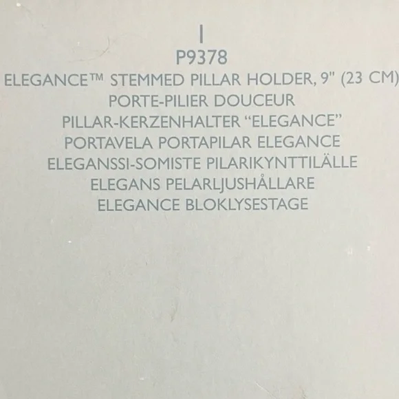 PARTYLITE ELEGANCE STEMMED PILLAR HOLDERS 6” & 9” SET NEW In Box Retired - Picture 6 of 8